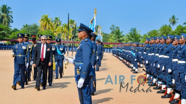 NO 5 AND 6 SQUADRONS HONOURED WITH THE PRESIDENT'S COLOUR