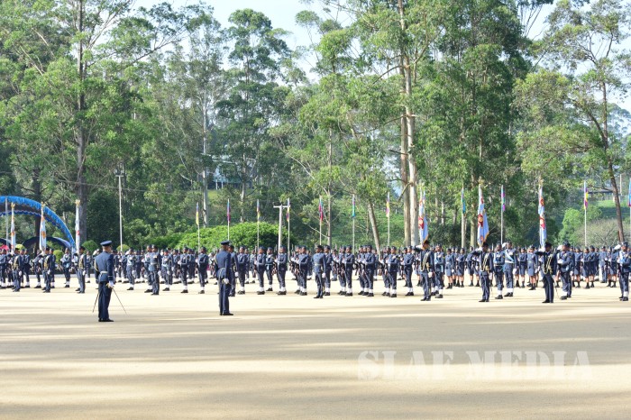 SLAF Combat Training School Diyatalawa Honoured With President's Colour