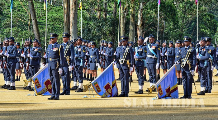 SLAF Combat Training School Diyatalawa Honoured With President's Colour