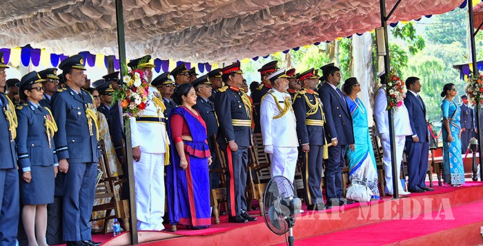 SLAF Combat Training School Diyatalawa Honoured With President's Colour