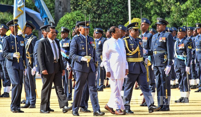 SLAF Combat Training School Diyatalawa Honoured With President's Colour