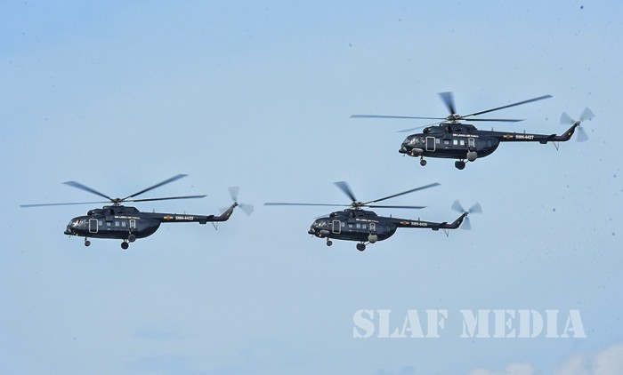 SLAF Combat Training School Diyatalawa Honoured With President's Colour