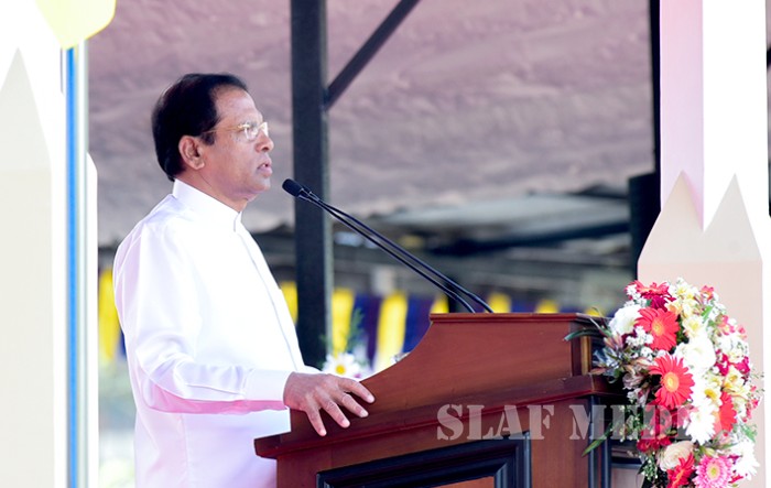 SLAF Combat Training School Diyatalawa Honoured With President's Colour
