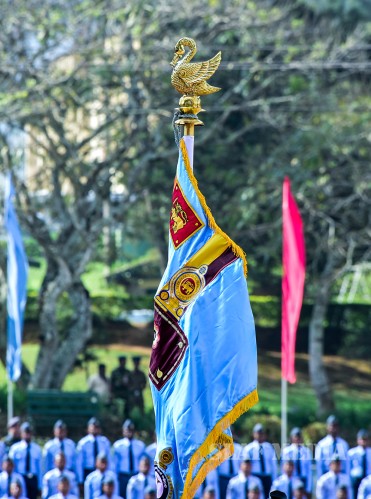 SLAF Combat Training School Diyatalawa Honoured With President's Colour