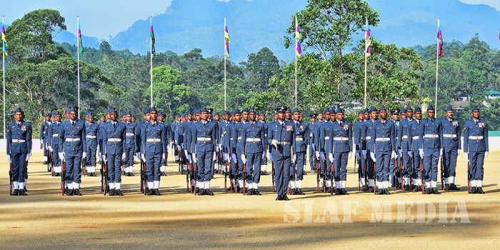 SLAF Combat Training School Diyatalawa Honoured With President's Colour
