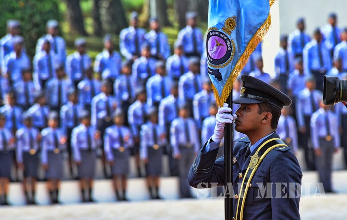 SLAF Combat Training School Diyatalawa Honoured With President's Colour