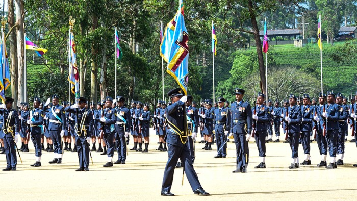 SLAF Combat Training School Diyatalawa Honoured With President's Colour