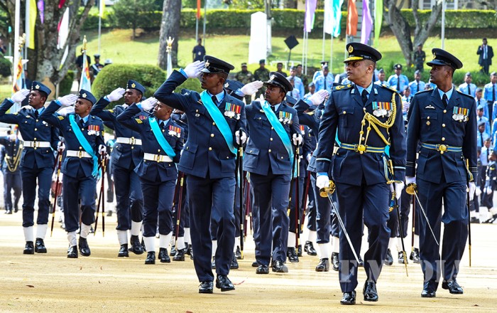 SLAF Combat Training School Diyatalawa Honoured With President's Colour