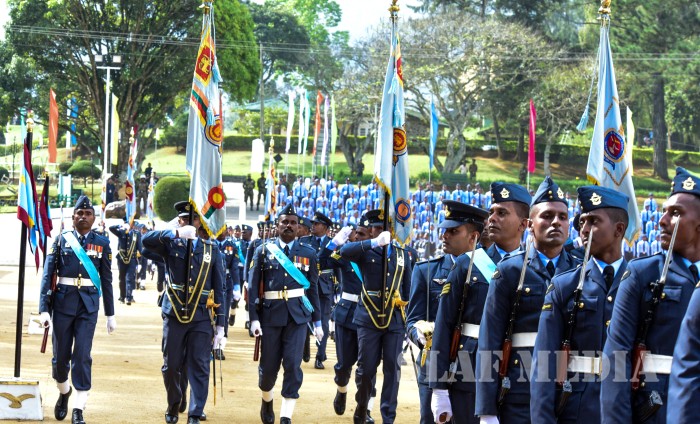SLAF Combat Training School Diyatalawa Honoured With President's Colour