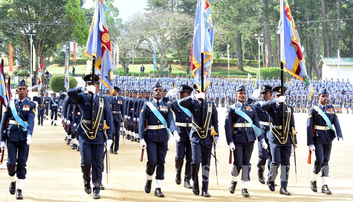 SLAF Combat Training School Diyatalawa Honoured With President's Colour