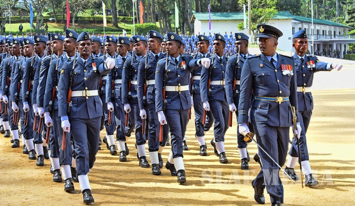 SLAF Combat Training School Diyatalawa Honoured With President's Colour