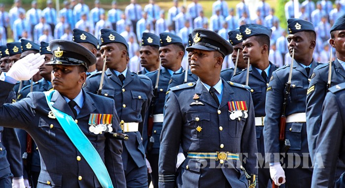 SLAF Combat Training School Diyatalawa Honoured With President's Colour