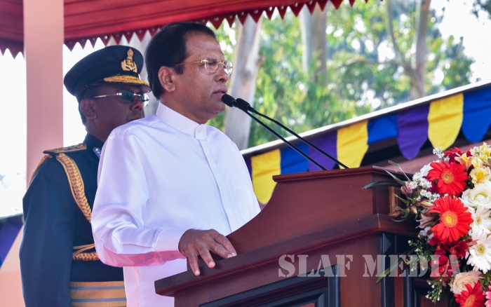 SLAF Combat Training School Diyatalawa Honoured With President's Colour