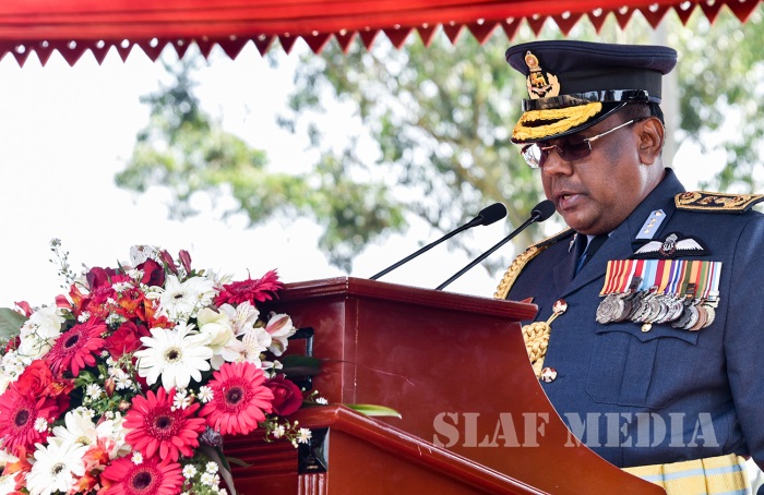 SLAF Combat Training School Diyatalawa Honoured With President's Colour