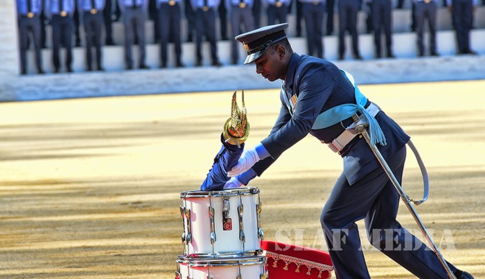 SLAF Combat Training School Diyatalawa Honoured With President's Colour