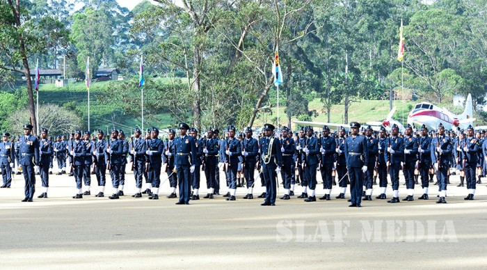 SLAF Combat Training School Diyatalawa Honoured With President's Colour