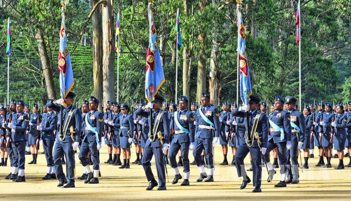 SLAF Combat Training School Diyatalawa Honoured With President's Colour