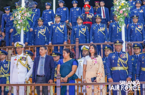 SUNSET
COMMISSIONING PARADE AT SLAF ACADEMY CHINA BAY