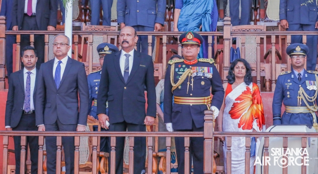 SUNSET
COMMISSIONING PARADE AT SLAF ACADEMY CHINA BAY