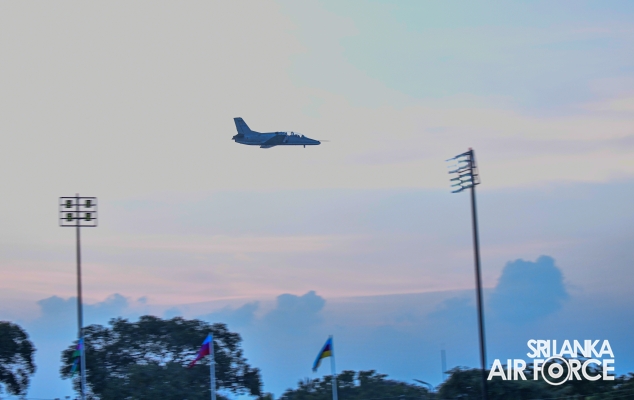 SUNSET
COMMISSIONING PARADE AT SLAF ACADEMY CHINA BAY
