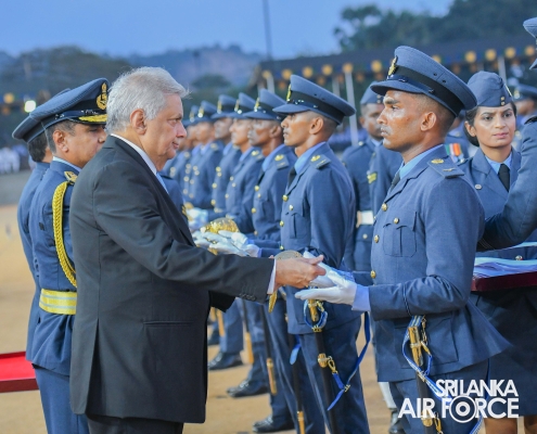 SUNSET
COMMISSIONING PARADE AT SLAF ACADEMY CHINA BAY