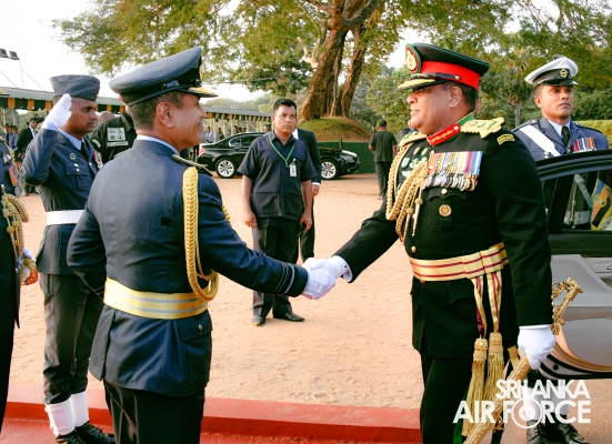 SUNSET
COMMISSIONING PARADE AT SLAF ACADEMY CHINA BAY
