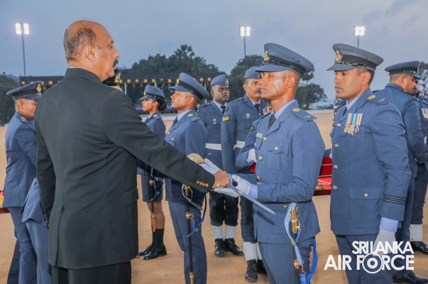 SUNSET
COMMISSIONING PARADE AT SLAF ACADEMY CHINA BAY