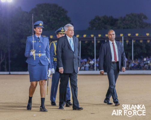 SUNSET
COMMISSIONING PARADE AT SLAF ACADEMY CHINA BAY