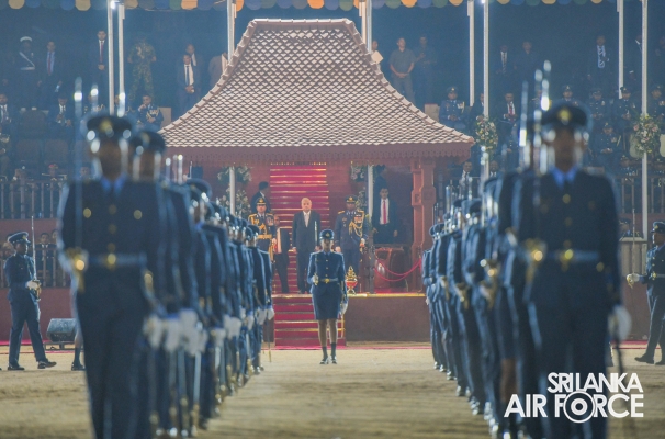 SUNSET
COMMISSIONING PARADE AT SLAF ACADEMY CHINA BAY