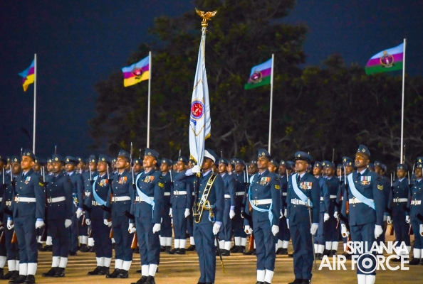 SUNSET
COMMISSIONING PARADE AT SLAF ACADEMY CHINA BAY