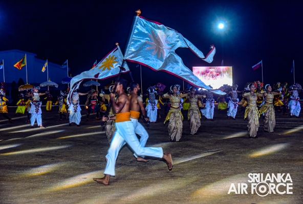 SUNSET
COMMISSIONING PARADE AT SLAF ACADEMY CHINA BAY