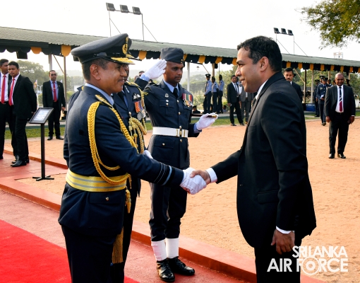 SUNSET
COMMISSIONING PARADE AT SLAF ACADEMY CHINA BAY