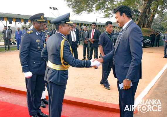 SUNSET
COMMISSIONING PARADE AT SLAF ACADEMY CHINA BAY