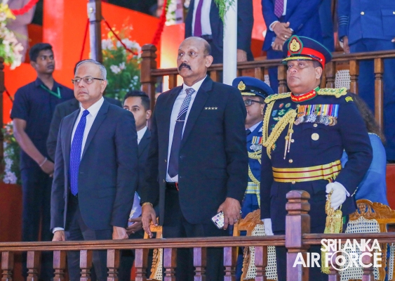 SUNSET
COMMISSIONING PARADE AT SLAF ACADEMY CHINA BAY