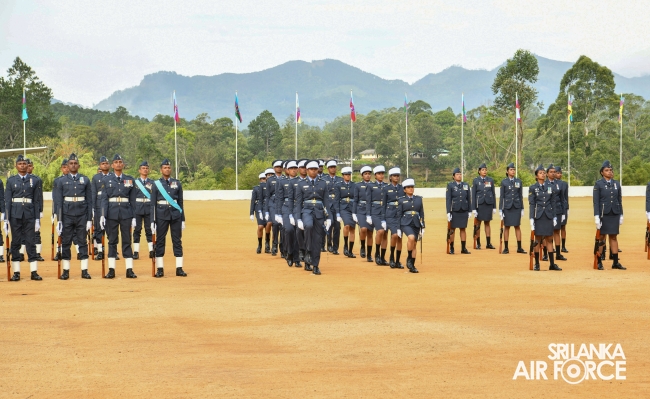 SLAF CELEBRATES COMMISSIONING OF NEW OFFICERS AT SLAF COMBAT TRAINING SCHOOL, DIYATALAWA