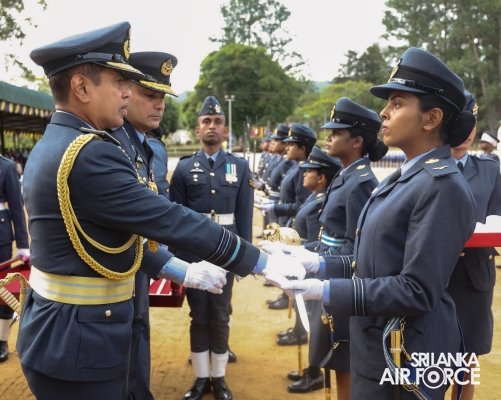 SLAF CELEBRATES COMMISSIONING OF NEW OFFICERS AT SLAF COMBAT TRAINING SCHOOL, DIYATALAWA