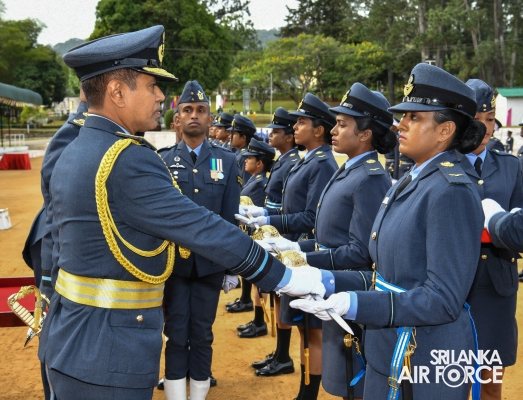 SLAF CELEBRATES COMMISSIONING OF NEW OFFICERS AT SLAF COMBAT TRAINING SCHOOL, DIYATALAWA