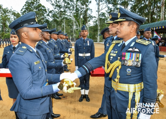 SLAF CELEBRATES COMMISSIONING OF NEW OFFICERS AT SLAF COMBAT TRAINING SCHOOL, DIYATALAWA