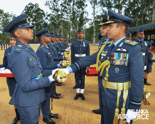 SLAF CELEBRATES COMMISSIONING OF NEW OFFICERS AT SLAF COMBAT TRAINING SCHOOL, DIYATALAWA