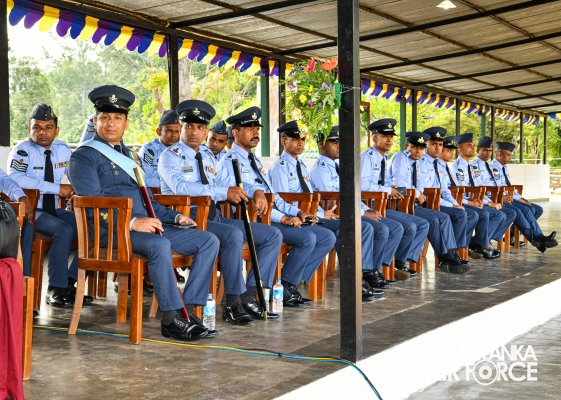 SLAF CELEBRATES COMMISSIONING OF NEW OFFICERS AT SLAF COMBAT TRAINING SCHOOL, DIYATALAWA