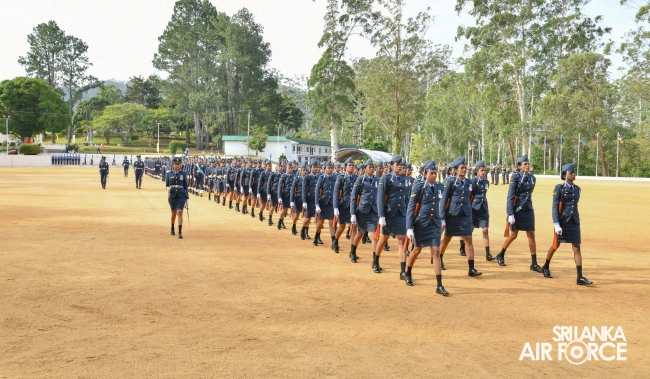 SLAF CELEBRATES COMMISSIONING OF NEW OFFICERS AT SLAF COMBAT TRAINING SCHOOL, DIYATALAWA