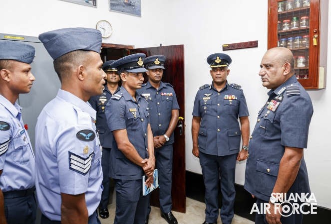 ANNUAL COMMANDER’S INSPECTION AT SLAF STATION MIRIGAMA