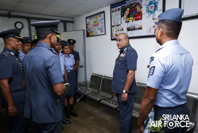 ANNUAL COMMANDER’S INSPECTION AT SLAF STATION MIRIGAMA
