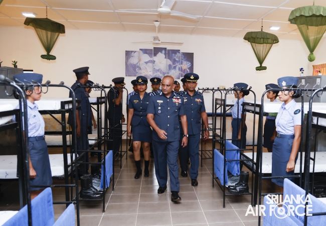 ANNUAL COMMANDER’S INSPECTION AT SLAF STATION MIRIGAMA