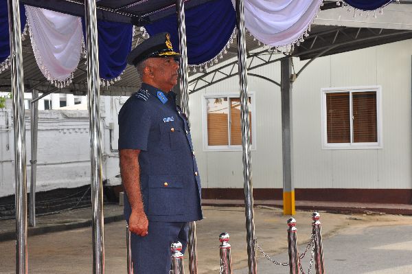 Commander of the Air Force visits Inspector General of Police