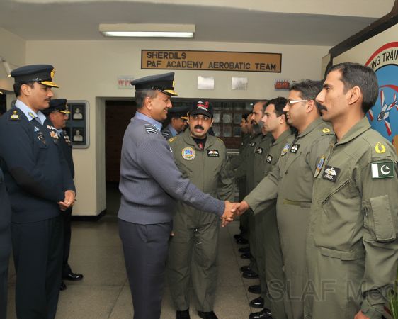 Commander of the Sri Lanka Air Force Visits Pakistan