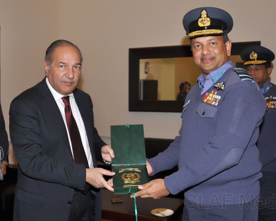 Commander of the Sri Lanka Air Force Visits Pakistan