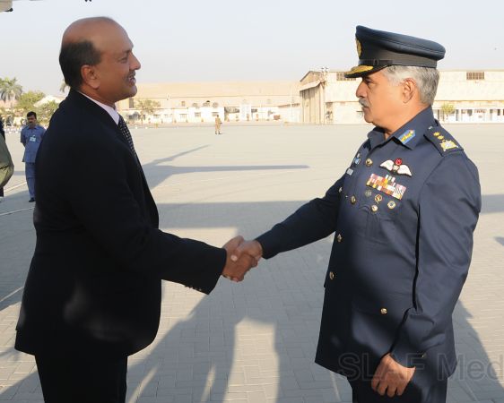 Commander of the Sri Lanka Air Force Visits Pakistan