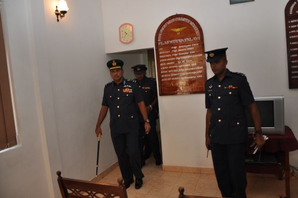 ගුවන් හමුදාපතිතුමන් පාලවි කඳවුරේ වාර්ෂික පරීක්ෂනය සිදුකරයි