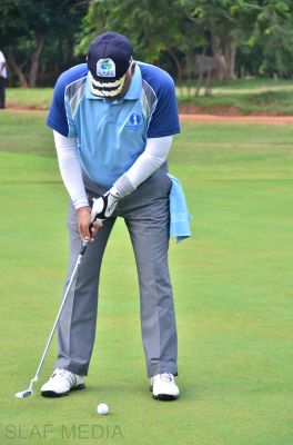 Leading Aircraftsman Sachith Madushanka wins Commander’s Trophy Golf Tournament 2014